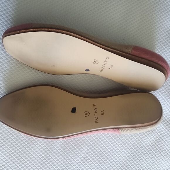 Rothy's Marta Ferri Pink Flats and Loafers with Elegant Silhouette - Picture 6 of 11